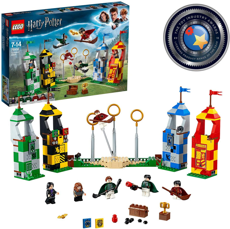 LEGO Harry Potter: Quidditch Match Building Set - 500 Piece Building Kit [LEGO, #75956]