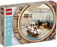 LEGO Ideas: Ship in a Bottle - 962 Piece Building Kit [LEGO, #21313]