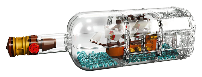 LEGO Ideas: Ship in a Bottle - 962 Piece Building Kit [LEGO, #21313]
