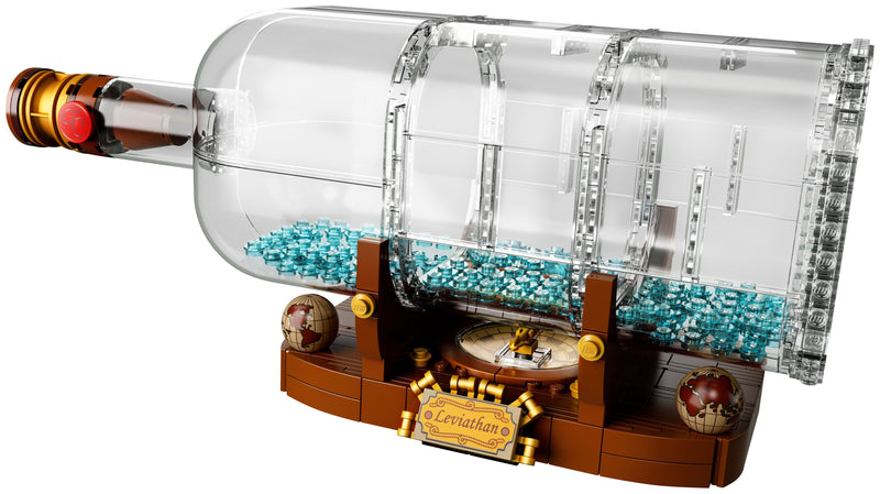 LEGO Ideas: Ship in a Bottle - 962 Piece Building Kit [LEGO, #21313]
