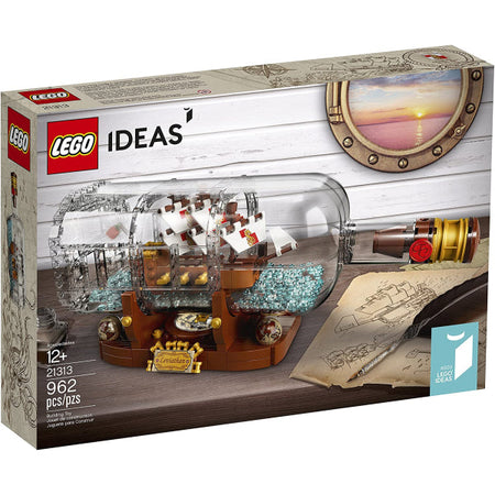 LEGO Ideas: Ship in a Bottle - 962 Piece Building Kit [LEGO, #21313]