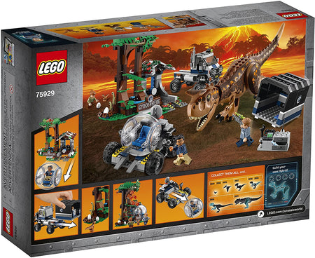 LEGO Jurassic World: Carnotaurus Gyrosphere Escape - 577 Piece Building Kit [LEGO, #75929]