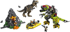 LEGO Jurassic World: T. Rex vs Dino-Mech Battle - 716 Piece Building Kit [LEGO, #75938]