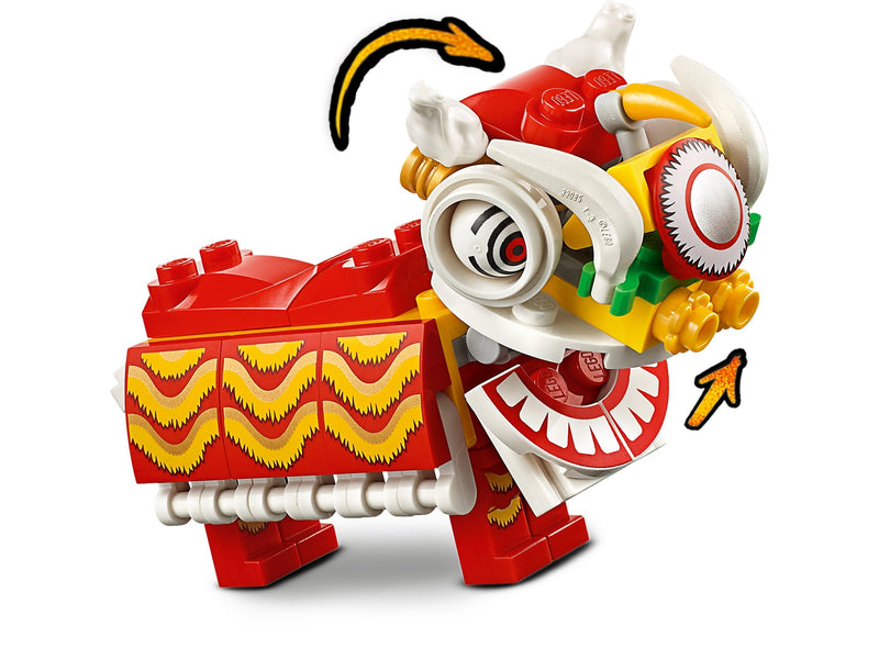 LEGO Lion Dance - 882 Piece Building Kit [LEGO, #80104]