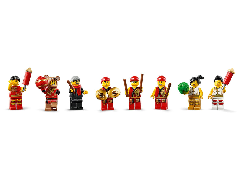 LEGO Lion Dance - 882 Piece Building Kit [LEGO, #80104]