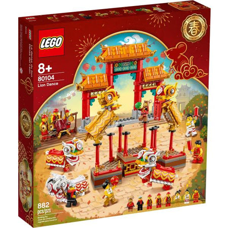 LEGO Lion Dance - 882 Piece Building Kit [LEGO, #80104]