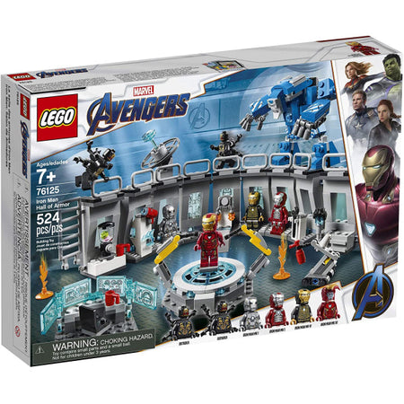 LEGO Marvel Avengers: Iron Man Hall of Armor - 524 Piece Building Kit [LEGO, #76125]