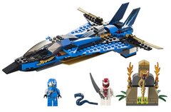 LEGO Ninjago Legacy: Jay's Storm Fighter - 490 Piece Building Kit [LEGO, #70668]