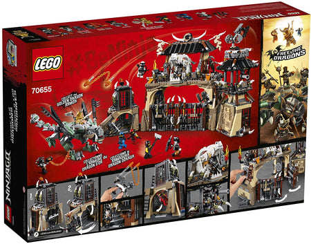 LEGO Ninjago: Masters of Spinjitzu - Dragon Pit - 1660 Piece Building Kit [LEGO, #70655]