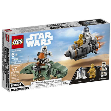 LEGO Star Wars: Escape Pod vs. Dewback Microfighters - 177 Piece Building Kit [LEGO, #75228]
