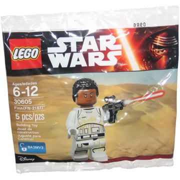 LEGO Star Wars: Finn Minifigure - 5 Piece Building Kit [LEGO, #30605]