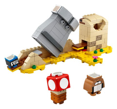 LEGO Super Mario: Monty Mole & Super Mushroom Expansion Set - 163 Piece Building Kit [LEGO, #40414]