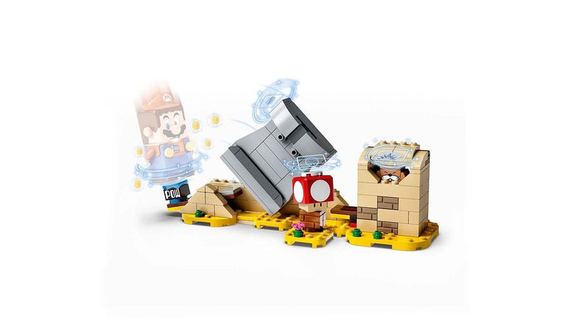 LEGO Super Mario: Monty Mole & Super Mushroom Expansion Set - 163 Piece Building Kit [LEGO, #40414]