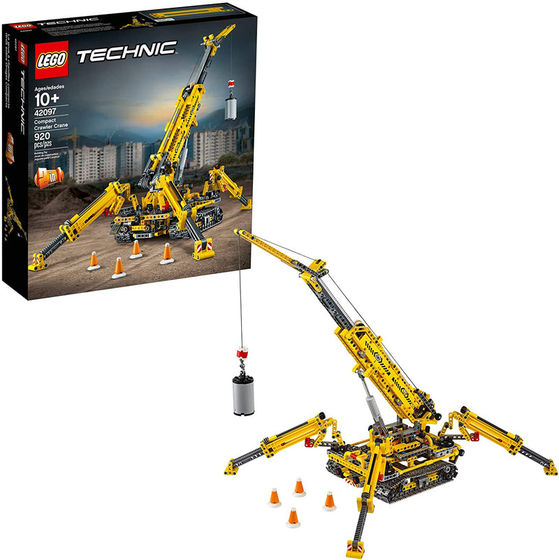 LEGO Technic: Compact Crawler Crane - 920 Piece Building Kit [LEGO, #42097]