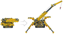 LEGO Technic: Compact Crawler Crane - 920 Piece Building Kit [LEGO, #42097]