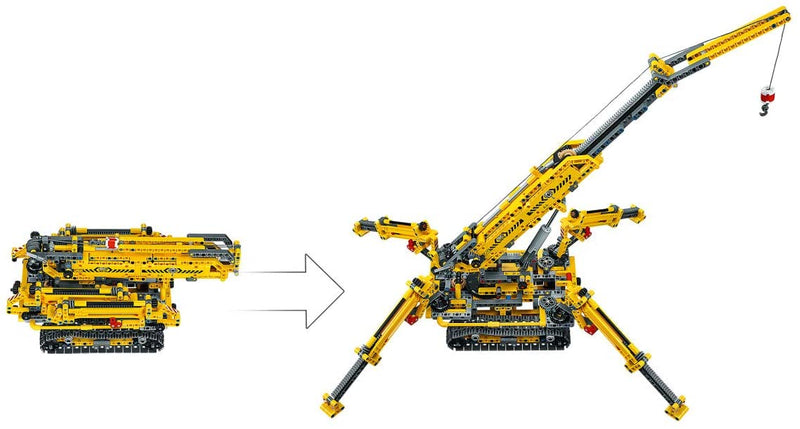 LEGO Technic: Compact Crawler Crane - 920 Piece Building Kit [LEGO, #42097]