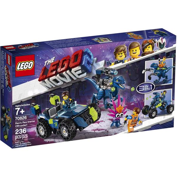 LEGO The LEGO Movie 2: Rex's Rex-treme Offroader! - 236 Piece Building Kit [LEGO, #70826]