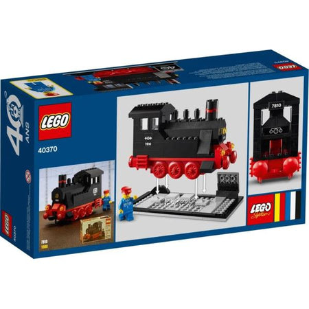 LEGO Iconic 40th Anniversary Steam Engine  - 188 Piece Building Kit [LEGO, #40370]