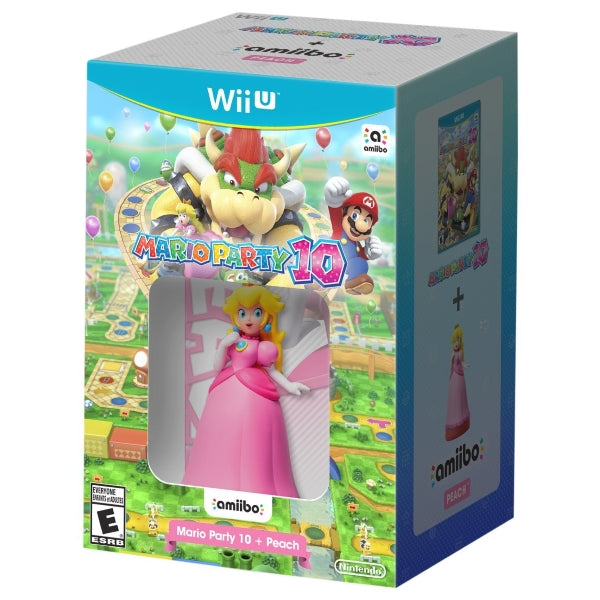 Mario Party 10 + Peach Amiibo [Nintendo Wii U]