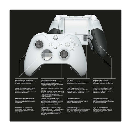 Xbox One Wireless Elite Controller - White [Xbox One Accessory]