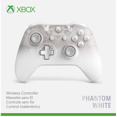Xbox One Wireless Controller - Phantom White Special Edition [Xbox One Accessory]