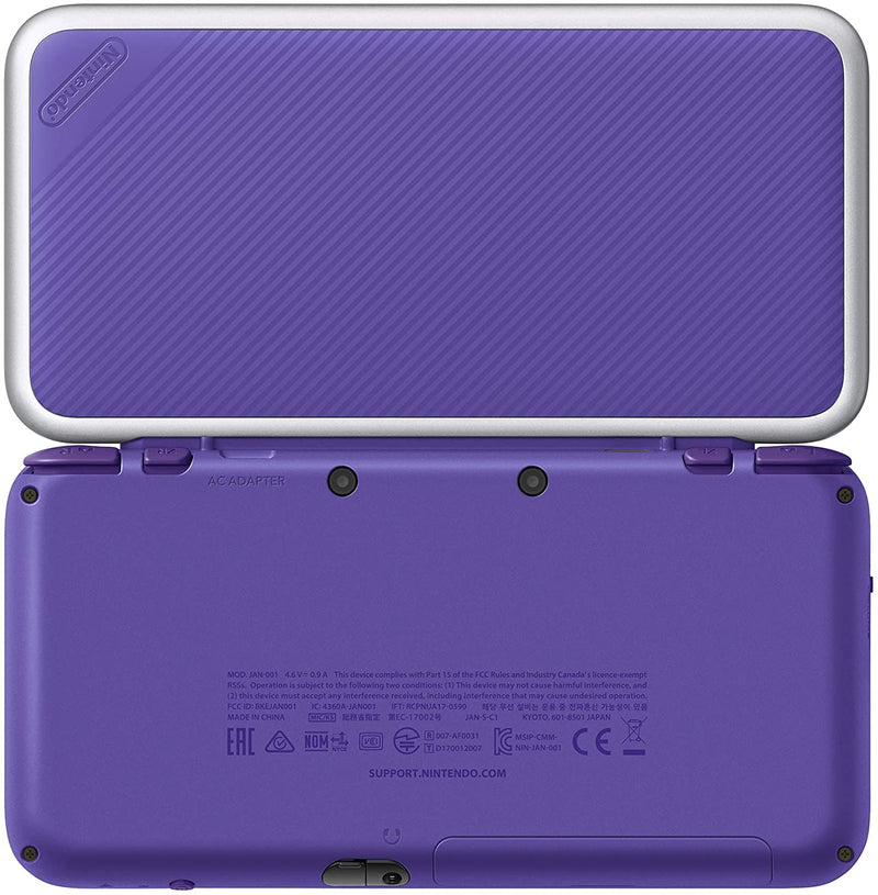 NEW Nintendo 2DS XL Console - Purple + Silver - Includes Mario Kart 7 [NEW Nintendo 2DS System]