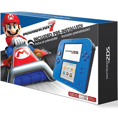 Nintendo 2DS Console - Electric Blue 2 - Includes Mario Kart 7 [Nintendo 2DS System]