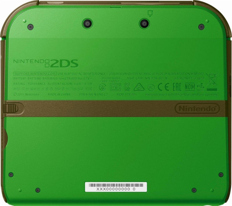 Nintendo 2DS Console - Kokiri Green Link Edition - Includes The Legend of Zelda: Ocarina of Time 3D [Nintendo 2DS System]