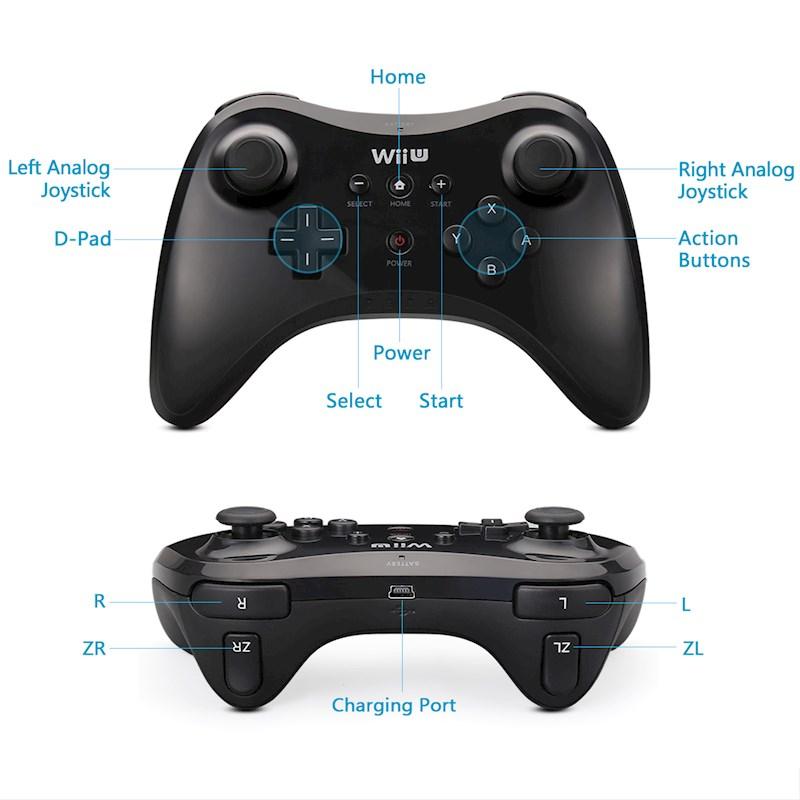 Nintendo Wii U Pro Controller - Black [Nintendo Wii U Accessory]