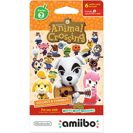 Nintendo Animal Crossing Amiibo Cards - Series 2 - 6 Card Pack [Nintendo Accessory]