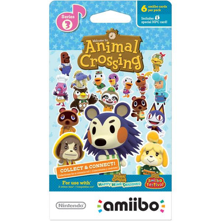 Nintendo Animal Crossing Amiibo Cards - Series 3 - 6 Card Pack [Nintendo Accessory]