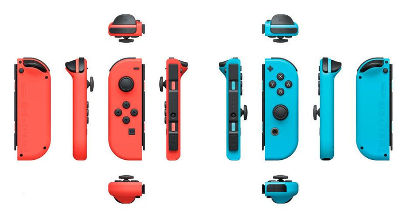 Nintendo Switch Joy-Con Controller Pair - Neon Red & Blue [Nintendo Switch Accessory]