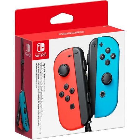 Nintendo Switch Joy-Con Controller Pair - Neon Red & Blue [Nintendo Switch Accessory]