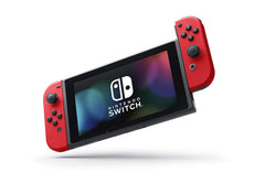 Nintendo Switch Console - Mario Red Joy-Con + Mario & Bowser Edition Carrying Case + $25 eShop Credit Bundle Edition [Nintendo Switch System]