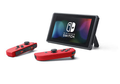 Nintendo Switch Console - Mario Red Joy-Con + Mario & Bowser Edition Carrying Case + $25 eShop Credit Bundle Edition [Nintendo Switch System]