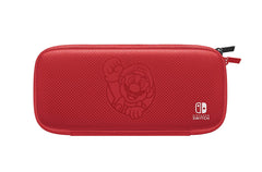 Nintendo Switch Console - Mario Red Joy-Con + Mario & Bowser Edition Carrying Case + $25 eShop Credit Bundle Edition [Nintendo Switch System]