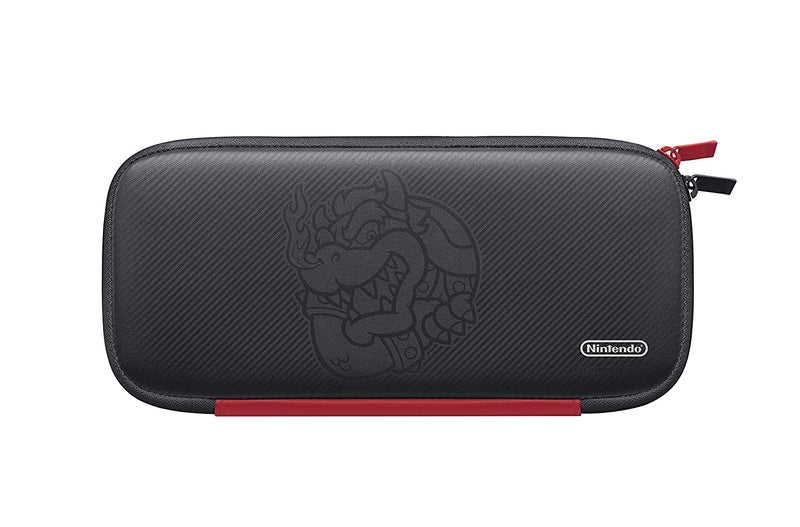 Nintendo Switch Console - Mario Red Joy-Con + Mario & Bowser Edition Carrying Case + $25 eShop Credit Bundle Edition [Nintendo Switch System]