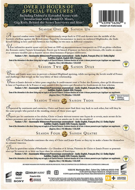 Outlander: Seasons 1-4 Collection [DVD Box Set]