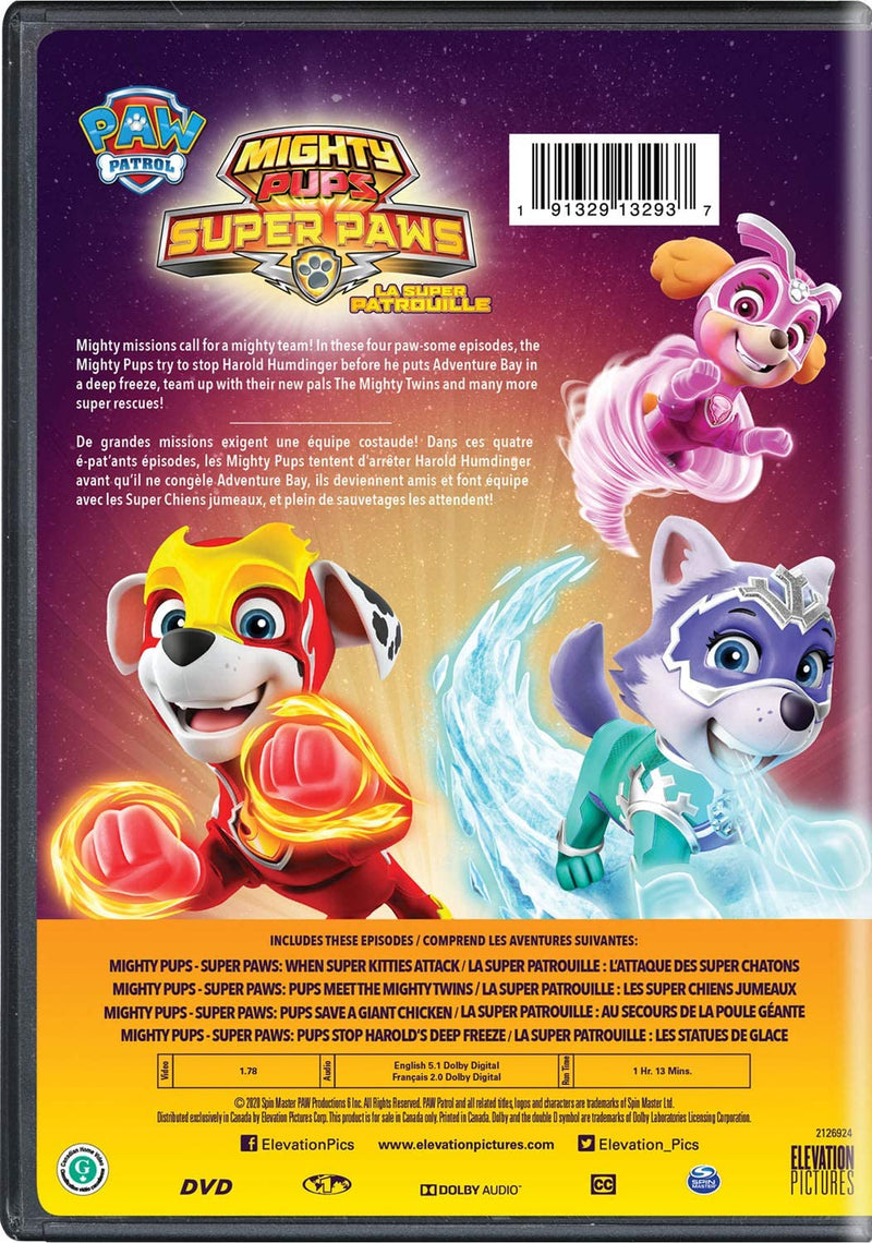 PAW Patrol: Mighty Pups - Super Paws [DVD]
