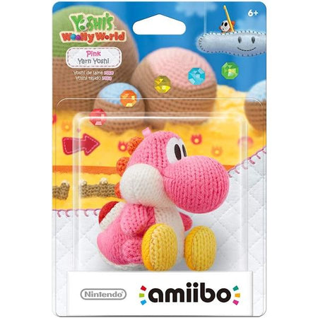 Pink Yarn Yoshi Amiibo - Yoshi's Woolly World Series [Nintendo Accessory]