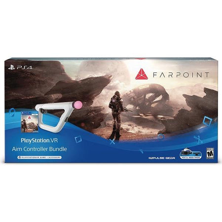 PlayStation VR Aim Controller Bundle - Accessory + Farpoint Video Game - PSVR [PlayStation 4]