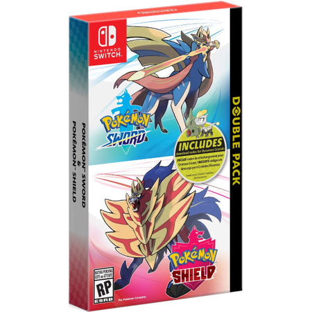 Pokemon Sword and Pokemon Shield Double Pack w/ Dynamax Crystals [Nintendo Switch]