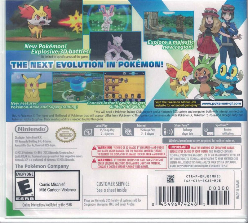 Pokemon X [Nintendo 3DS]