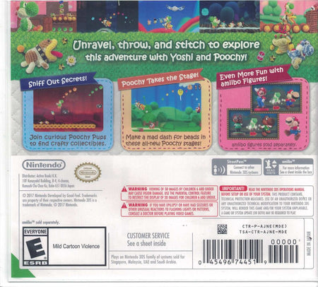 Poochy and Yoshi's Woolly World [Nintendo 3DS]