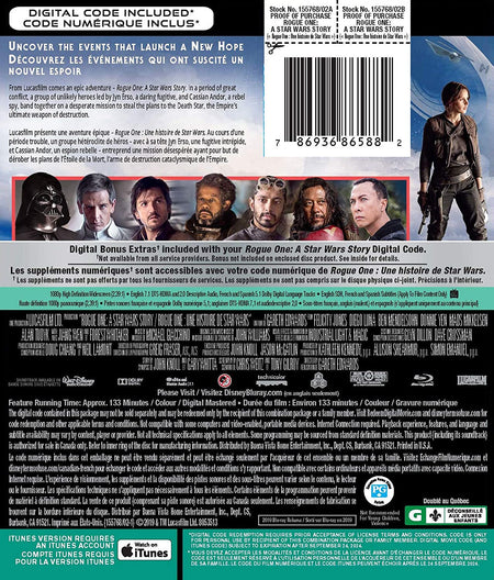 Rogue One: A Star Wars Story [Blu-ray + Digital]