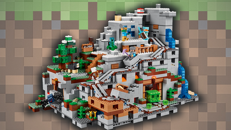 LEGO Minecraft The Mountain Cave 2863 Piece Building Kit [LEGO, #21137]