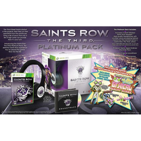 Saints Row: The Third - Platinum Pack Collector's Edition [Xbox 360]