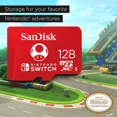SanDisk 128GB MicroSDXC Memory Card [Nintendo Switch Accessory]