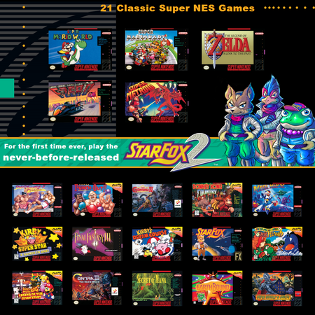 Super Nintendo Entertainment System SNES Classic Mini - NTSC Edition [Retro System]