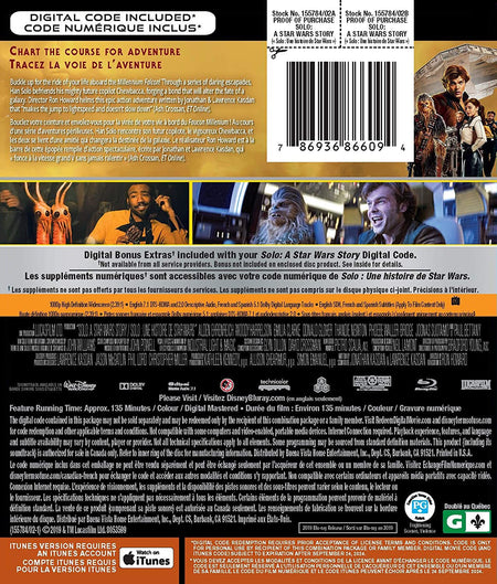 Solo: A Star Wars Story [Blu-ray + Digital]